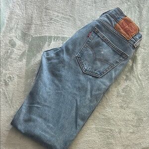 Levi's Blue Straight Jeans Timeless Style